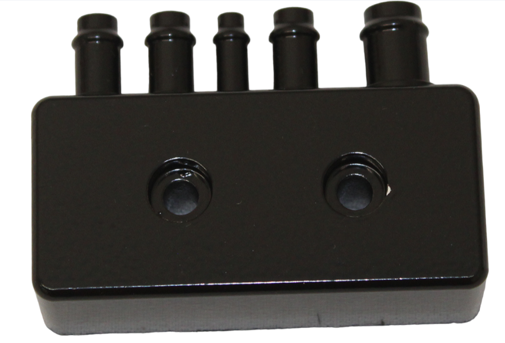 86-87 Turbo Buick Vacuum Block - Billet Aluminum - Black